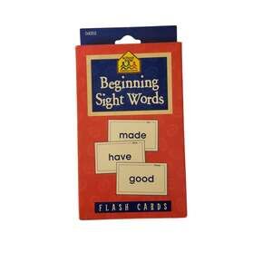 School Zone Beginning Sight Words Flash Cards